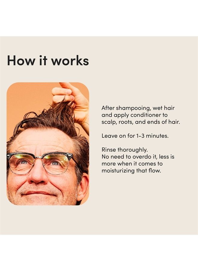 HIMS & HERS بلسم هيمس ثيك فيكس مع النياسيناميد، يحبس الرطوبة ويعزز مظهر الشعر الأكثر كثافة وامتلاء، عبوة 2، 6.4 أونصة - Image 3