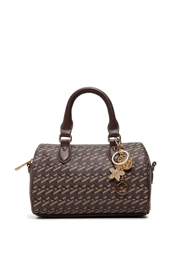 Tanaa Ladies Brown Satchel Bag
