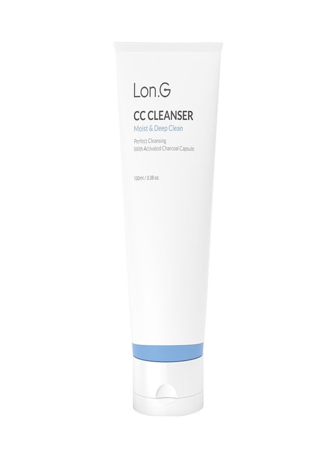 Long LON.G CC Cleanser, Charcoal Deep pore cleansing, acne-prone and oily skin, BHA, makeup removal, Sebum control, salicylic acid, double cleansing, Korean Skincare, 100ml / 3.38 Fl oz - Image 1