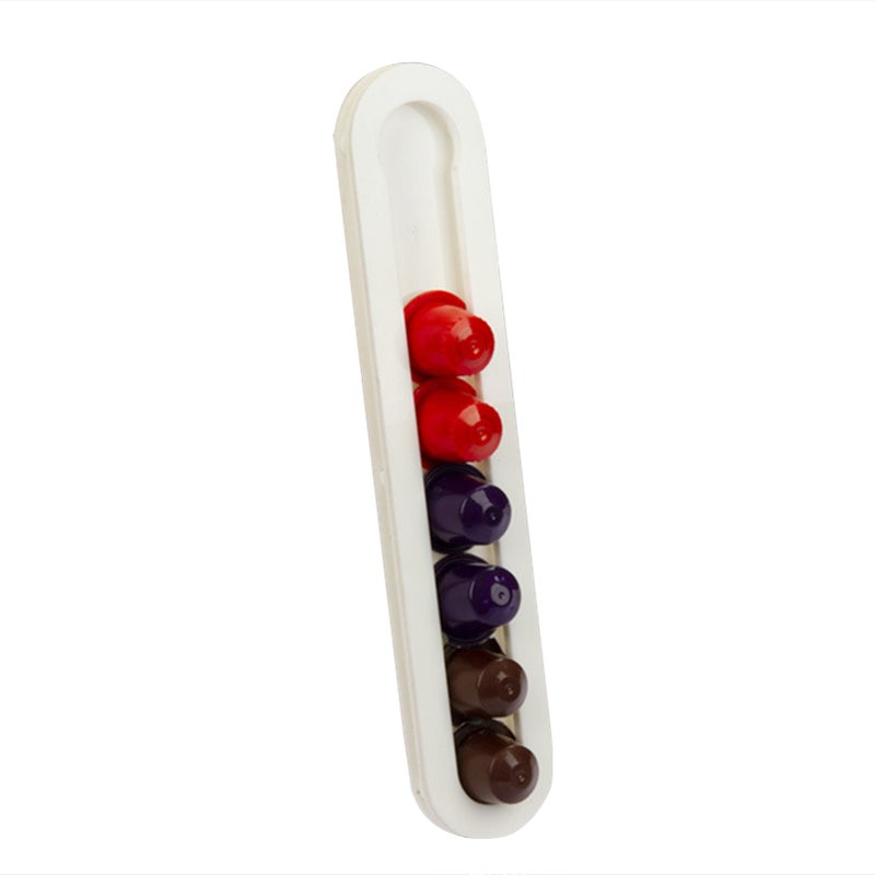 Coffee Pod Holder Capsule Rack Holds 8 Capsules Wall-mounted Coffee Pods Organizer Storage Shelf for Home Cafe Hotel - Image 1