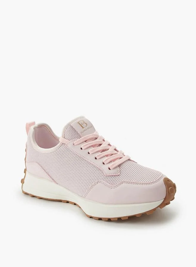 Flora Bella By Shoexpress PINK Flora Bella Women Lace-Up Sneakers for Women | Best Price UAE