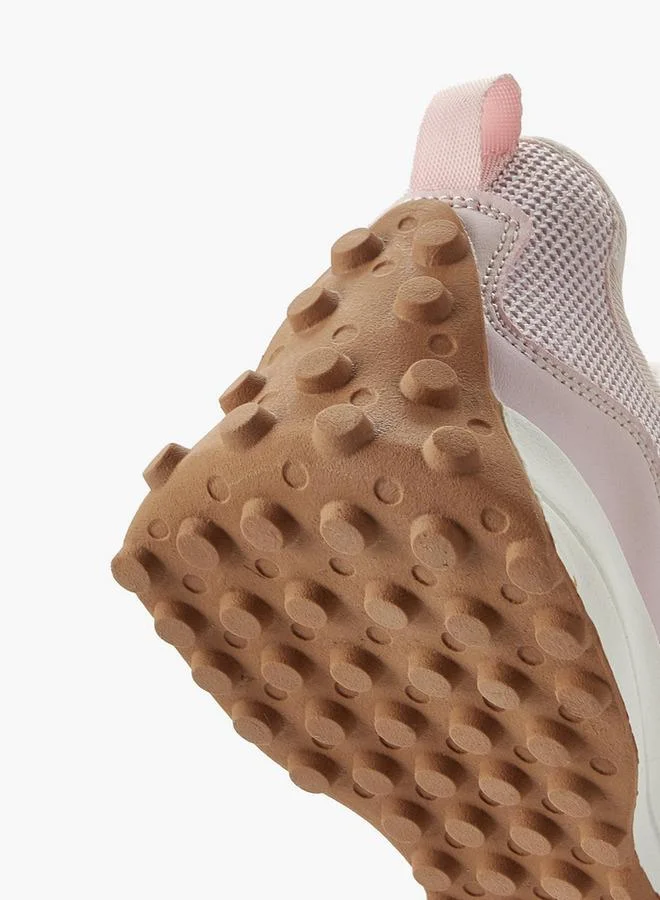 Flora Bella By Shoexpress PINK Flora Bella Women Lace-Up Sneakers for Women | Best Price UAE