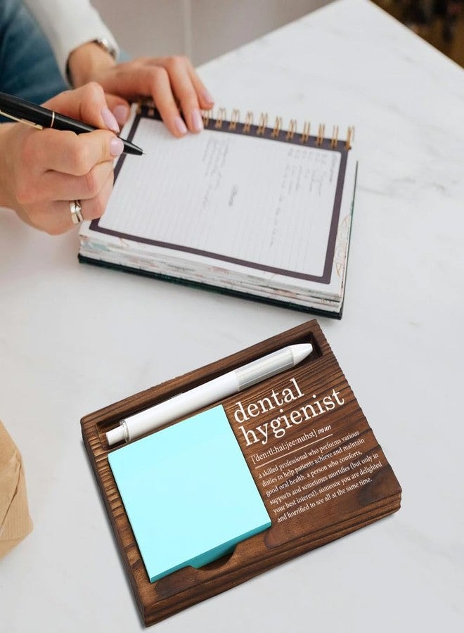VYNWPDFLI Dental Hygienist Desk Organizer, Funny and Meaningful Dental Assistant Gift, Unique Office Decor, Wooden Sticky Note Holder,LQQ62 - Image 3