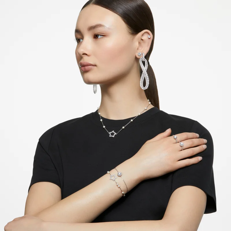 SWAROVSKI  Re Una: Angelic Crystal Single Ring for Women | Best Price UAE
