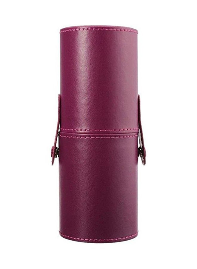 NIBEMINENT Professional Makeup Brush Bag Purple - Image 1