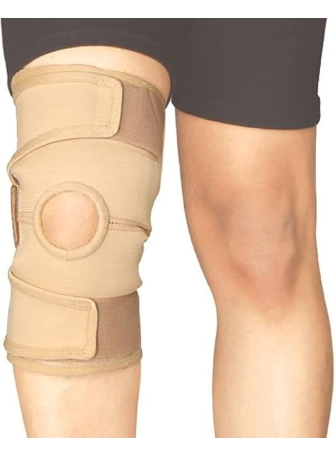 Knee Stabilizer with Straps - Strong, Adjustable Support & Durable Material - Easy-to-Use for Daily Stability (Size XL) - Image 1