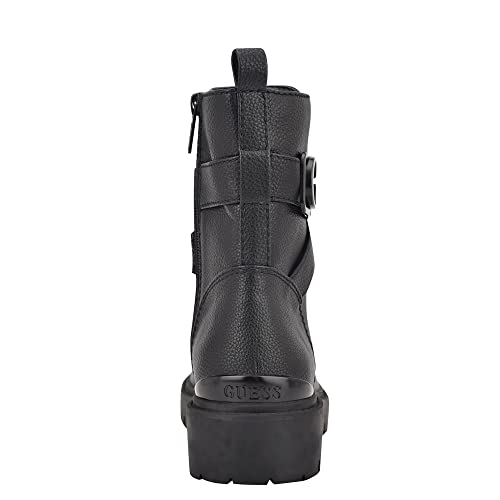 GUESS Women's ORANA Combat Boot, Black, 9 - Image 3