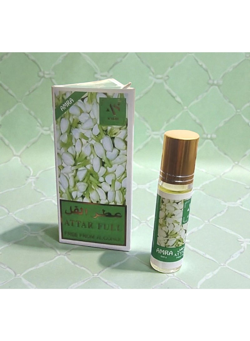 amra Roll On Fragrance Attar Full Jasmine 8 ml - Image 2