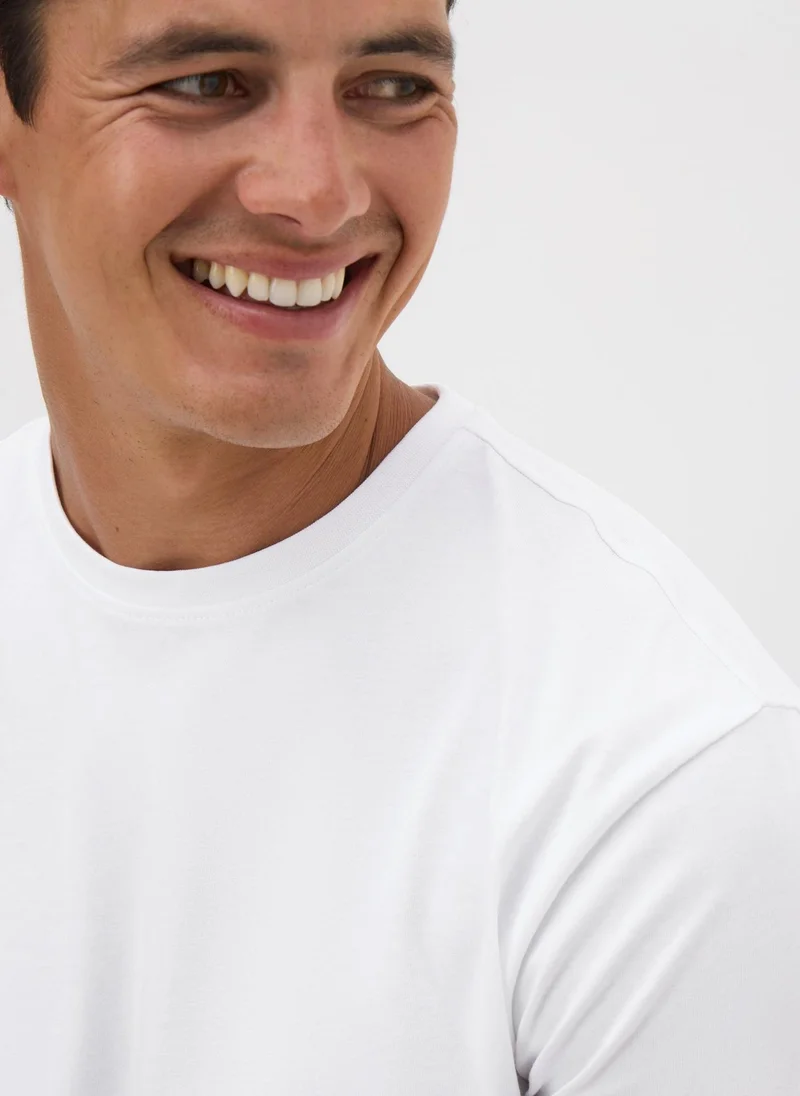 Matalan White Essential Crew Neck T-Shirt