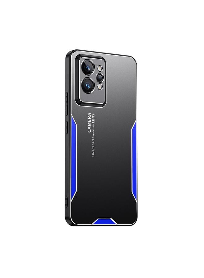 S-TOP Case For Realme GT2 Pro Blade Series TPU Hybrid Metal Phone Case - Image 1