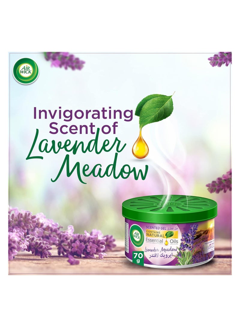 Air Wick Scented Gel Lavender Meadow 70 G - Image 2