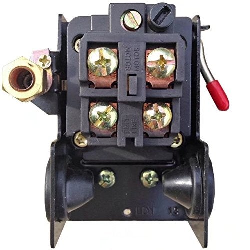 Jahyshow Air Compressor Pressure Switch Control 90-125 psi Single Port Heavy Duty 26A Replaces - Image 1