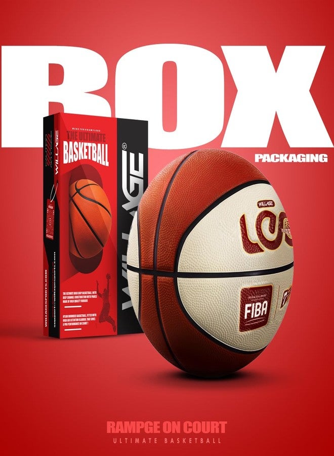 WILLAGE® Basketball | Basketball Size 7 | Professional Indoor/Outdoor Tarining Basketball | Leo - Image 5