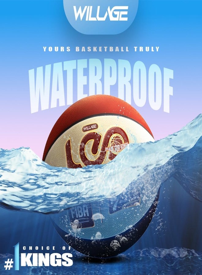 WILLAGE® Basketball | Basketball Size 7 | Professional Indoor/Outdoor Tarining Basketball | Leo - Image 4