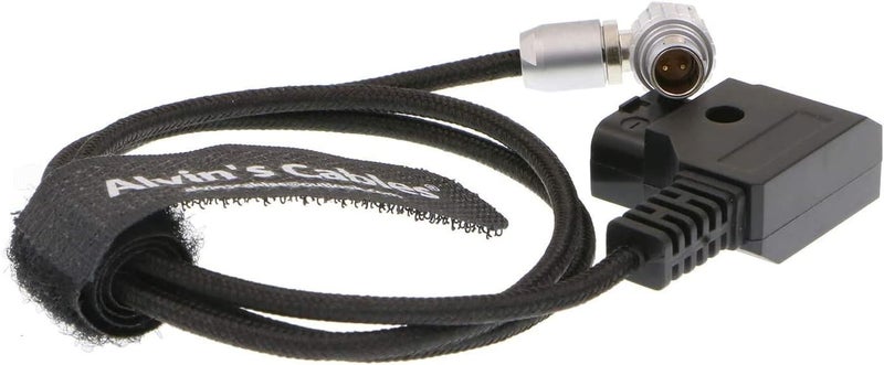 Alvin's Cables Anton D-TAP to 2 pin Male Power Cable for Teradek ARRI (Right Angle 2 Pin Flexible Cable) - Image 4