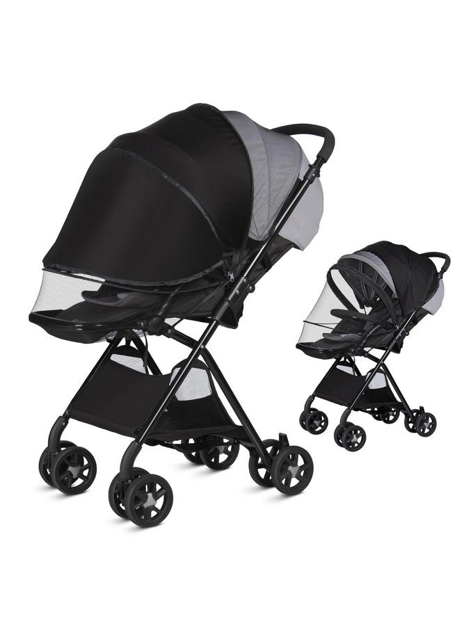 Bemece 2-in-1 Durable Baby Mosquito Net with UPF50+ Sunshade for Stroller, Universal Mosquito for Stroller with Two-Way Zippers & Storage Bag, Breathable & Foldable Baby Bug Net for Strollers - Image 1