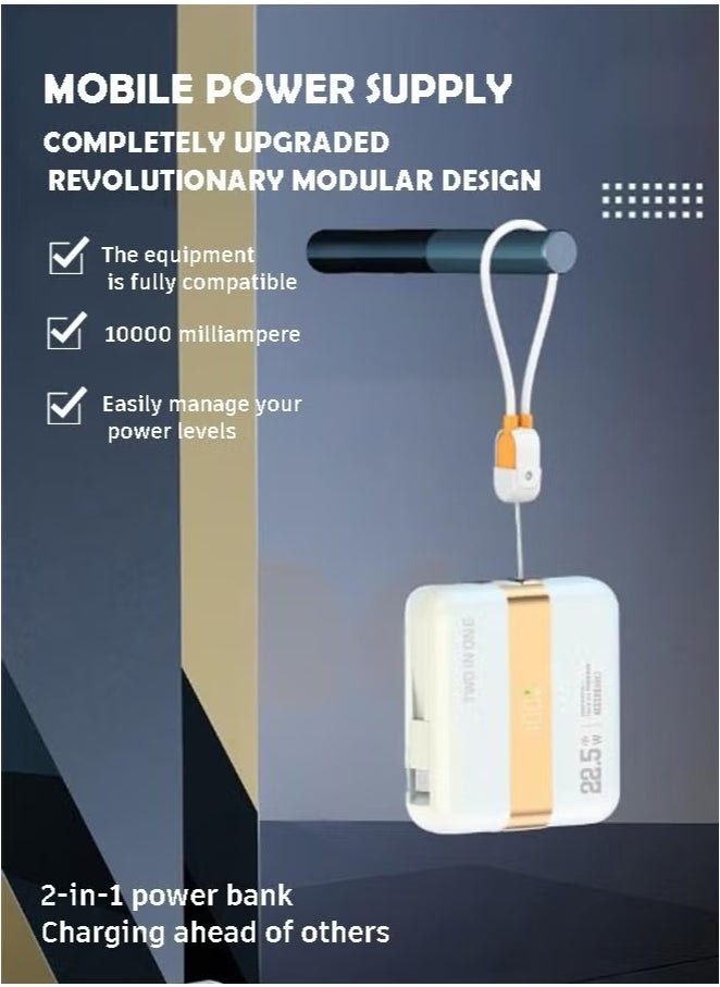 Generic Mini Fast-Charging Power Bank with Digital Display – 22.5W PD & QC Output, Compact Portable Charger  - Image 3