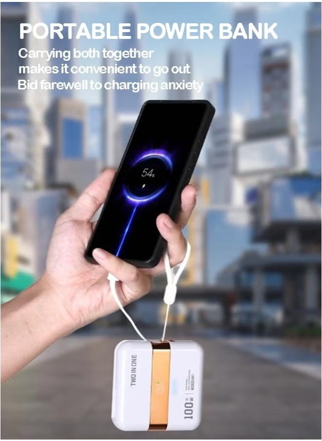 Generic Mini Fast-Charging Power Bank with Digital Display – 22.5W PD & QC Output, Compact Portable Charger  - Image 2