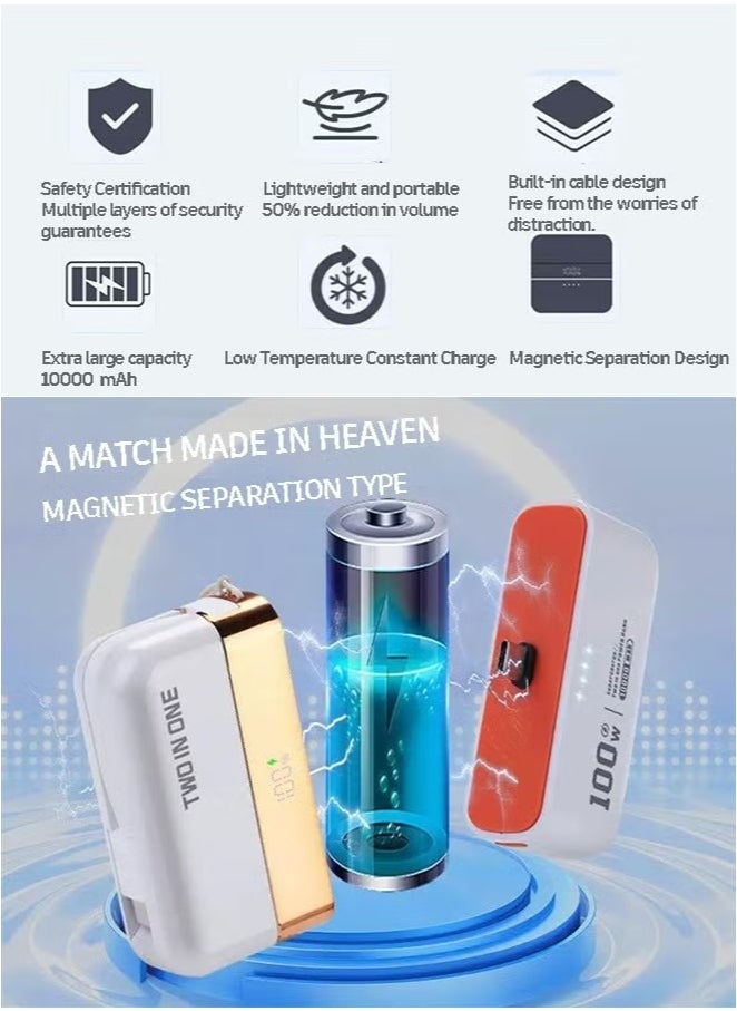 Generic Mini Fast-Charging Power Bank with Digital Display – 22.5W PD & QC Output, Compact Portable Charger  - Image 4