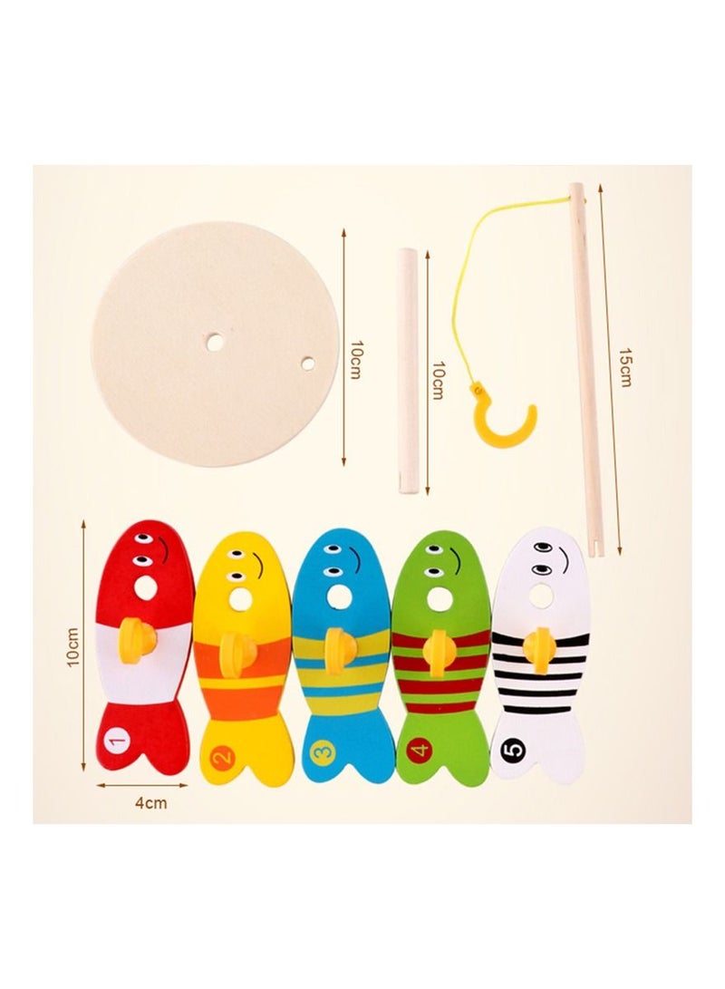 Highland Wooden Fishing Toy for Toddlers - Learning and Education Toys for Toddlers - Image 4