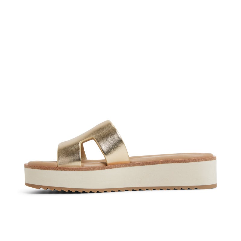 الدو أحذية أنيلي للنساء ذهبية مسطحة - Image 3