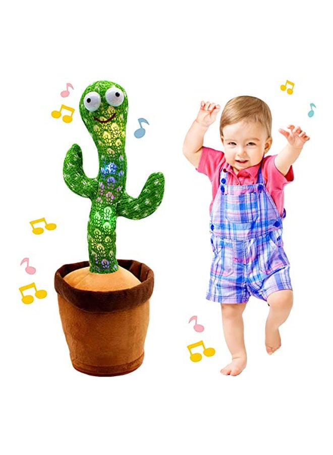 ACHAS Electric Dancing Stuffed Cactus Plant With Music - Image 1