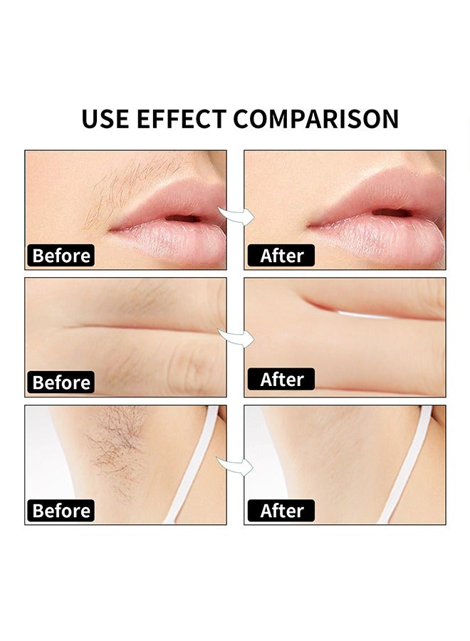 SUMAX Facial Wax Strips for Hair Removal, Double Sides Facial Body Wax Strips, Waxing Kit with (30 Face Wax Strips+4 Calming Oil Wipes)  For Women Man - Image 4