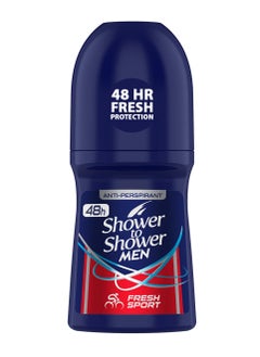 Shower To Shower Fresh Sport Men's Roll-On Deodorant 50ml 