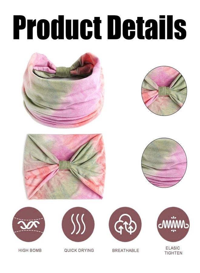 KalamkariX 2PCS Bandanas for Women, Boho Hair Accessories for Women, Stylish Headbands for Fitness and Yoga, Hairband for Woman, Soft Cotton Head Scarves for Running and Gym Activities - Image 3