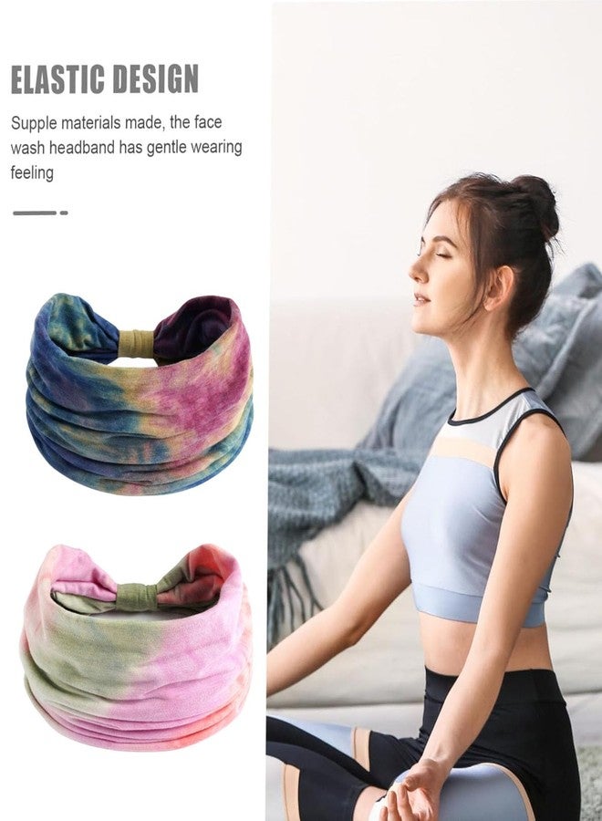 KalamkariX 2PCS Bandanas for Women, Boho Hair Accessories for Women, Stylish Headbands for Fitness and Yoga, Hairband for Woman, Soft Cotton Head Scarves for Running and Gym Activities - Image 5