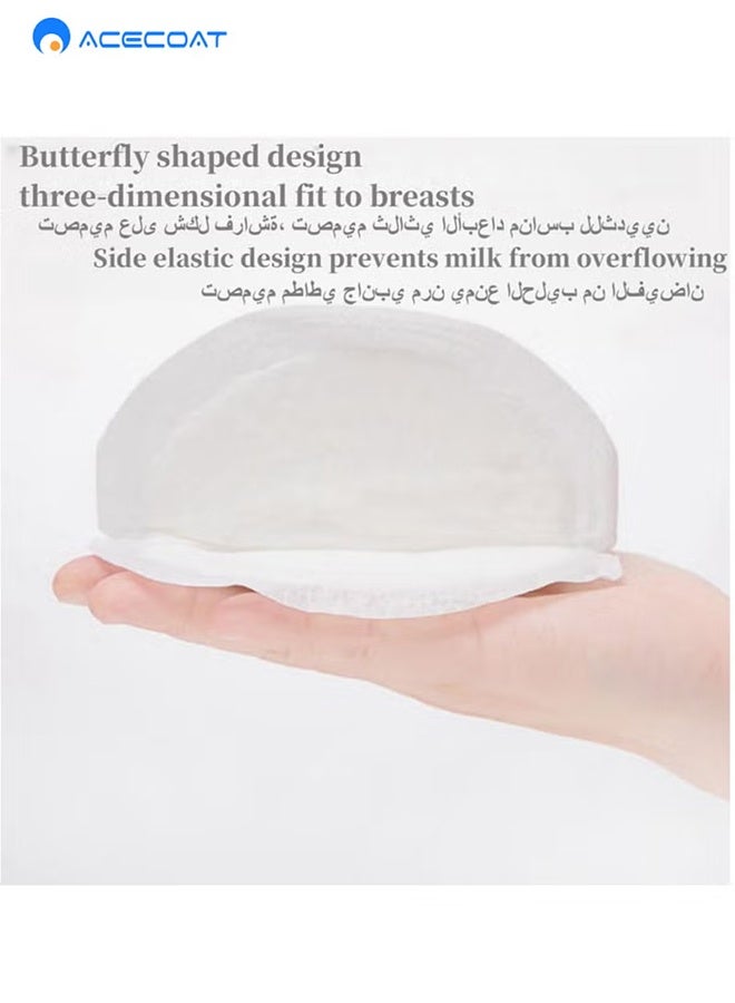 ACECOAT 100PCS Breast Pads,Nipple covers,Stay Dry Disposable Nursing Breast Pads,Soft and Super Absorbent Breast Pads,Leakproof Design - Image 3