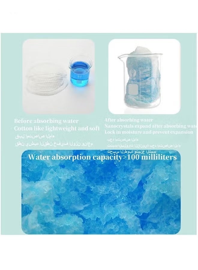 100PCS Breast Pads,Nipple covers,Stay Dry Disposable Nursing Breast Pads,Soft and Super Absorbent Breast Pads,Leakproof Design - Image 4