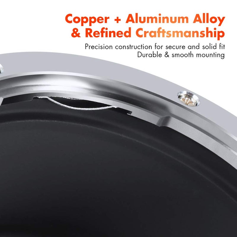 K&F CONCEPT EF EF-S Lens to NEX Adapter Plus, Manual Focus Lens Adapter with Matting Varnish Design Compatible with Sony Alpha E Mount Mirrorless Cameras - Image 5