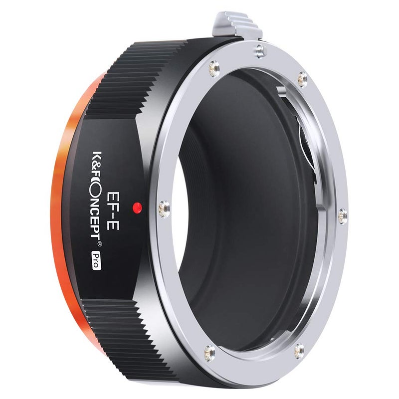 K&F CONCEPT EF EF-S Lens to NEX Adapter Plus, Manual Focus Lens Adapter with Matting Varnish Design Compatible with Sony Alpha E Mount Mirrorless Cameras - Image 2