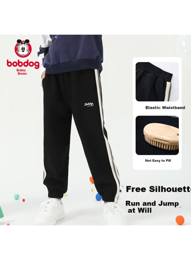 Bobdog Boys' Pants Spring And Autumn Youth Tapered Sweatpants Children's Loose Long Pants For Older Kids Casual Sports Pants - Image 3