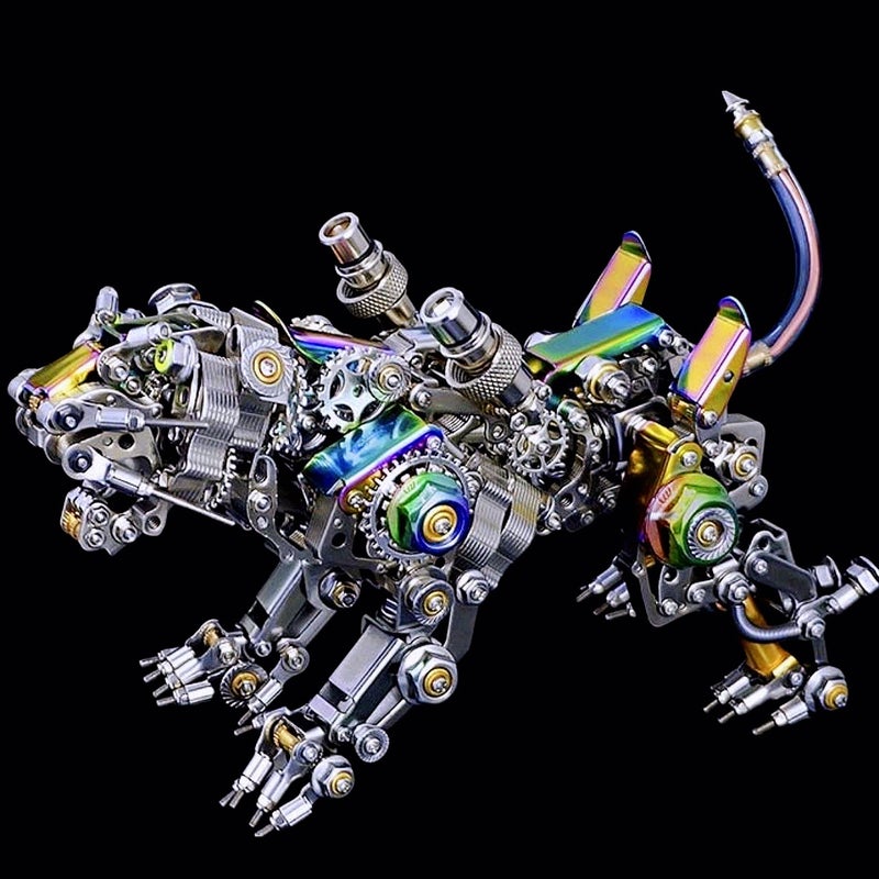 Fugui Tiger High Difficulty Precision Mechanical Metal Assembled Toy Model Boy Trendy Play Diy Gift Toys - Image 3