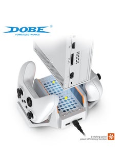 DOBE Cooling Stand for Xbox Series S, Vertical Cooling and Charging Stand, cooling station, Dual Controller USB Ports 2 x 800mAh Rechargeable Batteries for XSX|S/One S/One X/One cooling system coolingfan  - Image 2