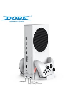 DOBE Cooling Stand for Xbox Series S, Vertical Cooling and Charging Stand, cooling station, Dual Controller USB Ports 2 x 800mAh Rechargeable Batteries for XSX|S/One S/One X/One cooling system coolingfan  - Image 5