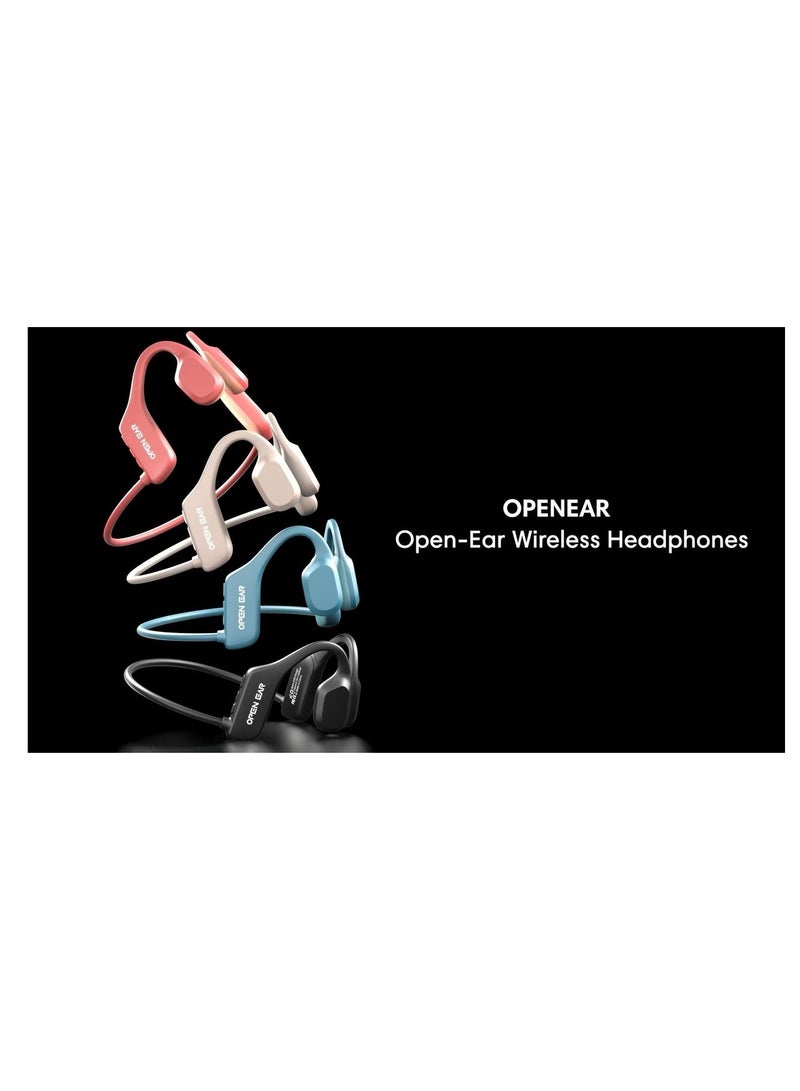 Smarxs Openear Bone X1  Bone Conduction Headset Neckband Sound Stereo Ear Hook Bluetooth Waterproof Bluetooth Wireless Sport. Black Color - Image 5