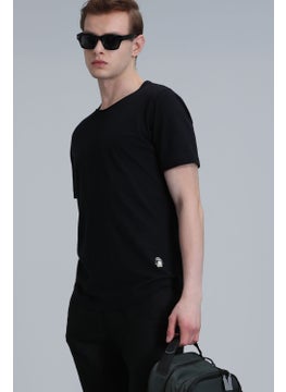 Lufian Men's Junya Basic T-Shirt 111020203 Black  - Image 4