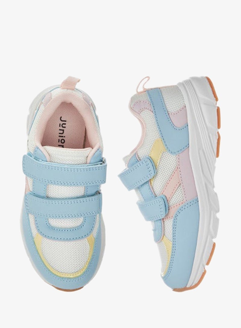 جونيورز سنيكرز بناتي بألواح وإغلاق بشريط لاصق - Image 3