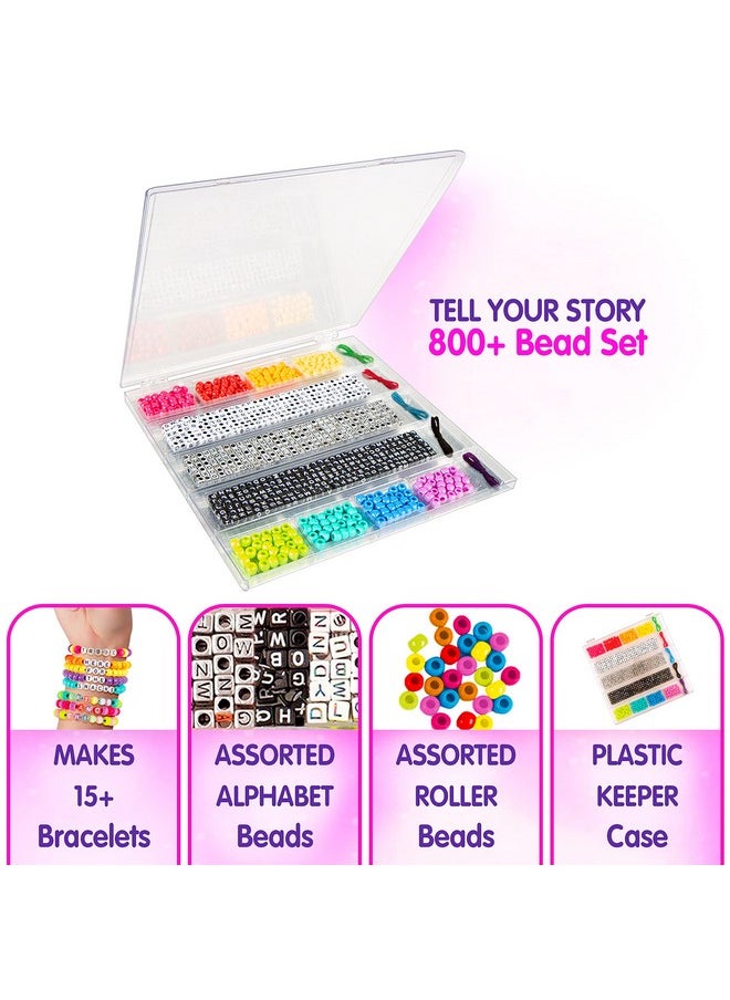Diy Tell Your Story Alphabet Bead Case (12355). 800+ Colorful Charms And Beads. Screenfree Arts And Crafts And Jewelry Making. Great Gift Or Reward. Inspiration Guide And Instructions