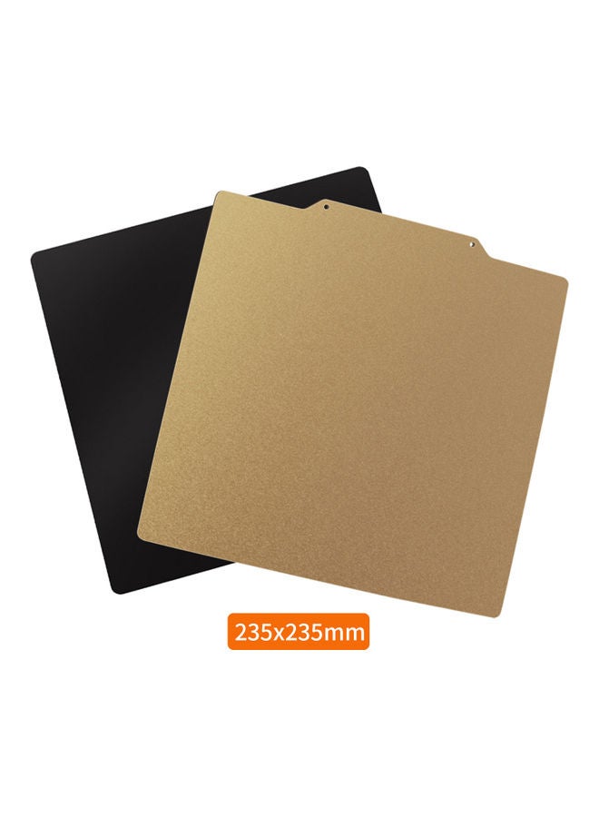 NIBEMINENT Double Sided PEI Surface Removable Spring Steel Sheet Black/Brown  - Image 3