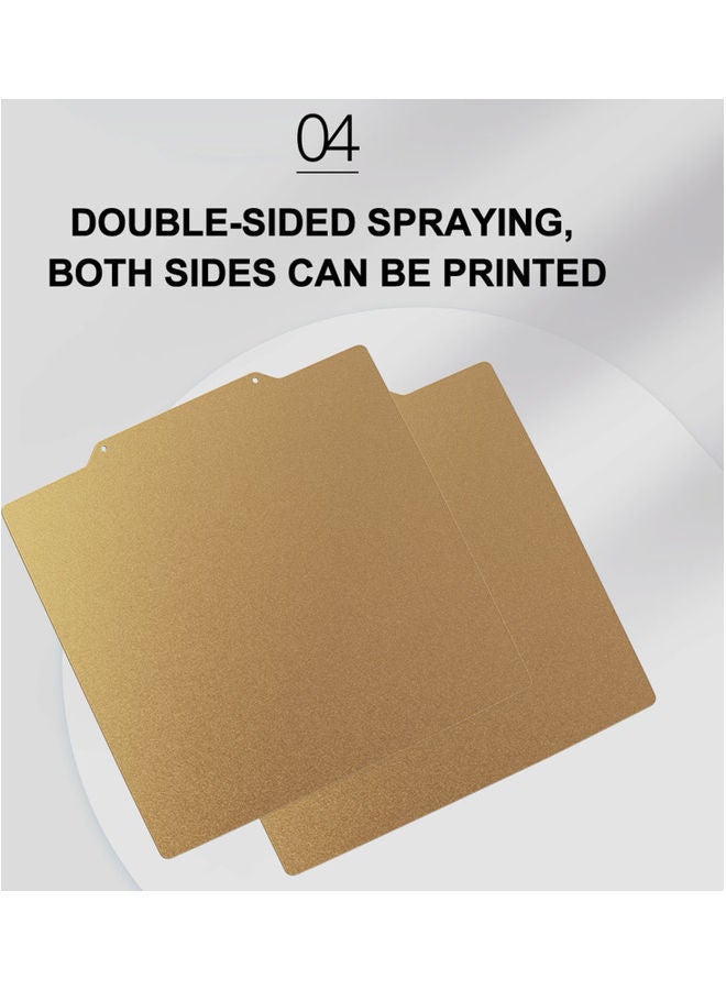 NIBEMINENT Double Sided PEI Surface Removable Spring Steel Sheet Black/Brown  - Image 5