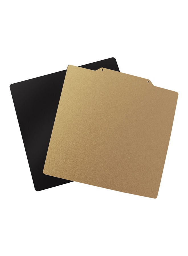NIBEMINENT Double Sided PEI Surface Removable Spring Steel Sheet Black/Brown  - Image 1