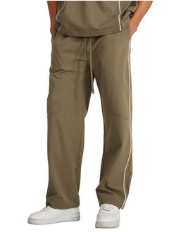 Mei Stylish Unisex Men and Women Drawstring Baggy Wide Bottom Leg Long Side Stripe Track Pant  - Image 2