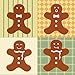 Pillowhale Wooden Gingerbread Cookie Baking Set 18 Pcs Pretend Play Kitchen Toy with Whisk Bowl Tray Rolling Pin  Expressive Cookies Pretend Play Baking Set Montessori Gift for Kids Ages 3 - Image 4
