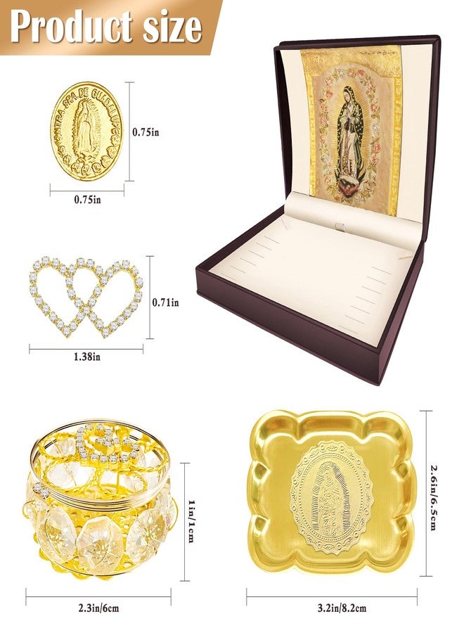 ESNOY Premium Wedding Set Lazo Para Boda Catolica and Arras Para Boda Catolica,Arras De Boda Cristiana With Wedding Lasso for Ceremony Catholic Decoracion De Boda,Wedding Coins Regalos Para Bodas - Image 3