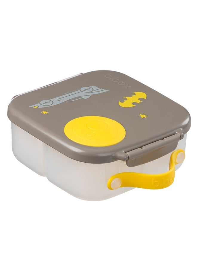 b.box Batman - Mini Lunchbox – Batman Edition, Leak-Proof Bento Lunch Container for Kids, Compact Design with Customizable Compartments, Easy-Grip Handle & Secure Clip, BPA-Free, Ideal for Preschool & Snacks - Image 1