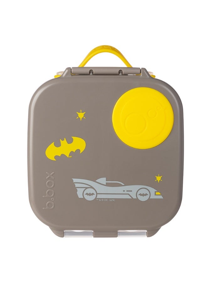 b.box Batman - Mini Lunchbox – Batman Edition, Leak-Proof Bento Lunch Container for Kids, Compact Design with Customizable Compartments, Easy-Grip Handle & Secure Clip, BPA-Free, Ideal for Preschool & Snacks - Image 2